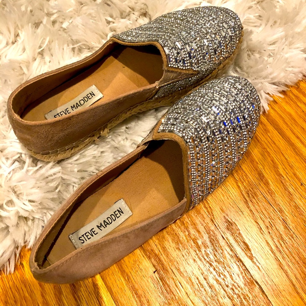 Steve Madden Sparkly Espadrilles